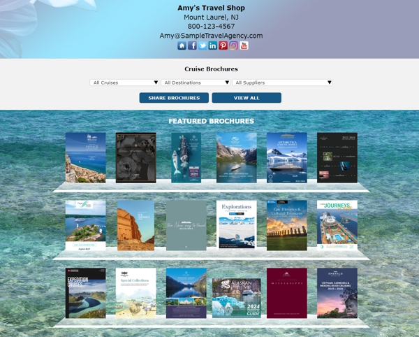 Sample Virtual Brochure Rack